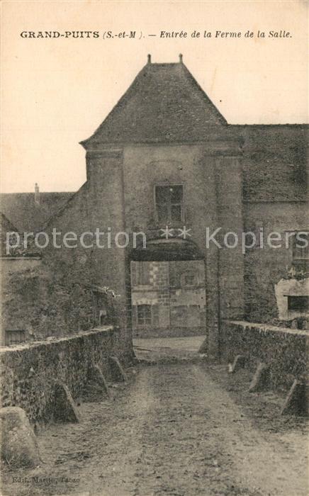 Grandpuits-Bailly-Carrois Entrée de la Ferme de la Salle
