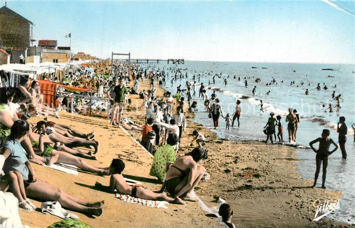 Chatelaillon-Plage La plage a l_Heure du bain