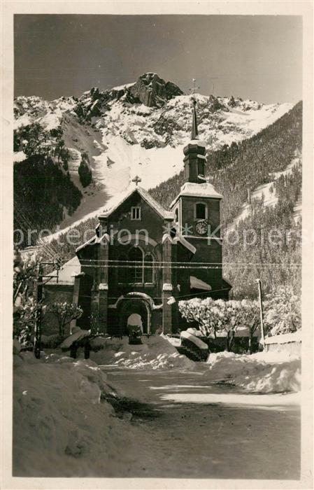 Chamonix Eglise en hiver