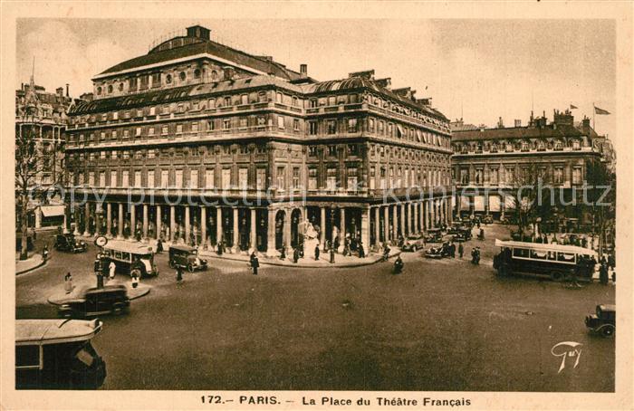 Paris Place du Théâtre Francais
