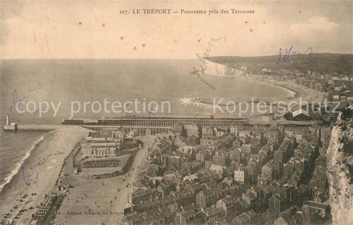 Le Treport Panorama pris des Terrasses