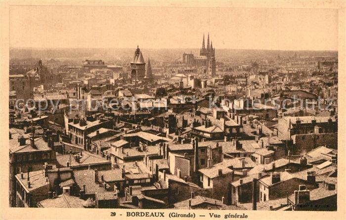 Bordeaux Vue Generale de la ville