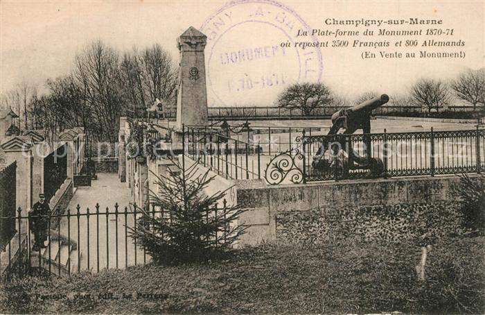 Champigny-sur-Marne Plate-forme du Monument 1870-71 Monumen