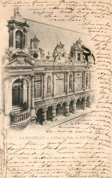 La Rochelle Charente-Maritime Hôtel de Ville Rathaus