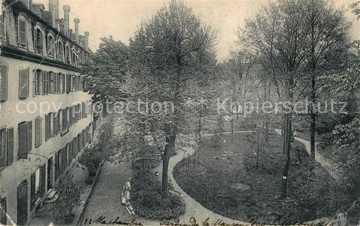 Strasbourg Alsace Jardin de la Maison des Diaconesses