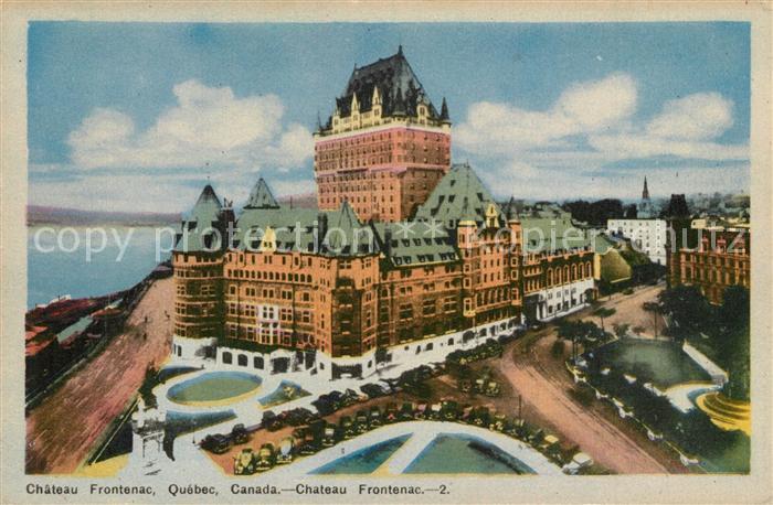 Quebec Chateau Frontenac Kuenstlerkarte