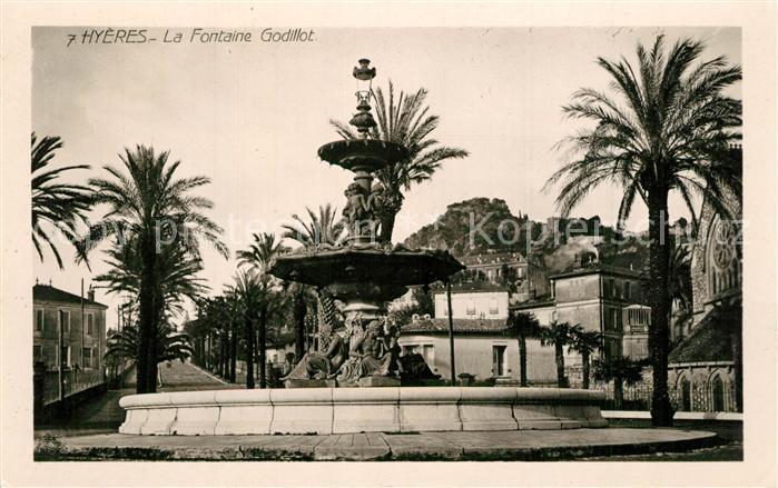 Hyeres les Palmiers Fontaine Godillot