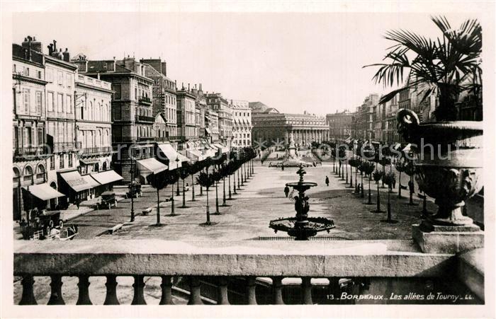 Bordeaux Allées de Tourny Fontaine Monument
