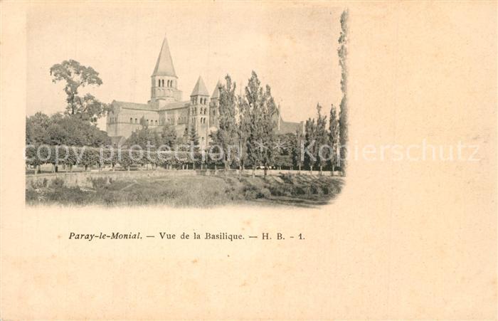Paray-le-Monial Vue de la Basilique