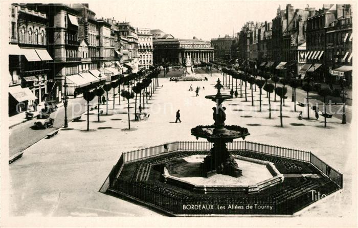 Bordeaux Les Allées de Tourny Fontaine Monument