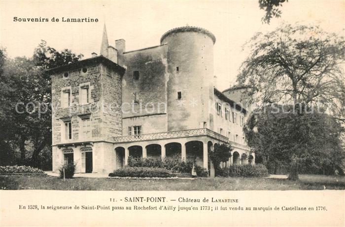 Saint-Point Chateau de Lamartine Schloss