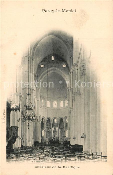 Paray-le-Monial Intérieur de la Basilique