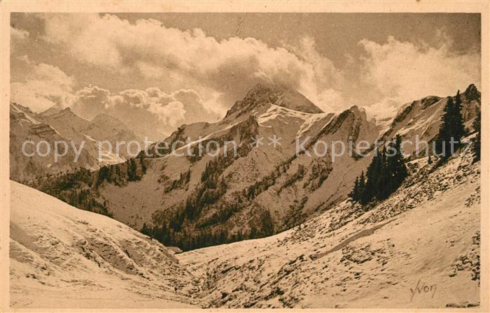 Annecy Haute-Savoie Massif des Bauges Le Trélod Gebirgspanorama Alpen