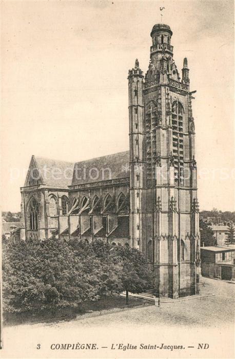 Compiegne Oise Eglise Saint Jacques