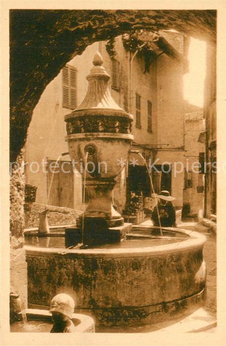 Saint-Paul Alpes-Maritimes La grande fonaine