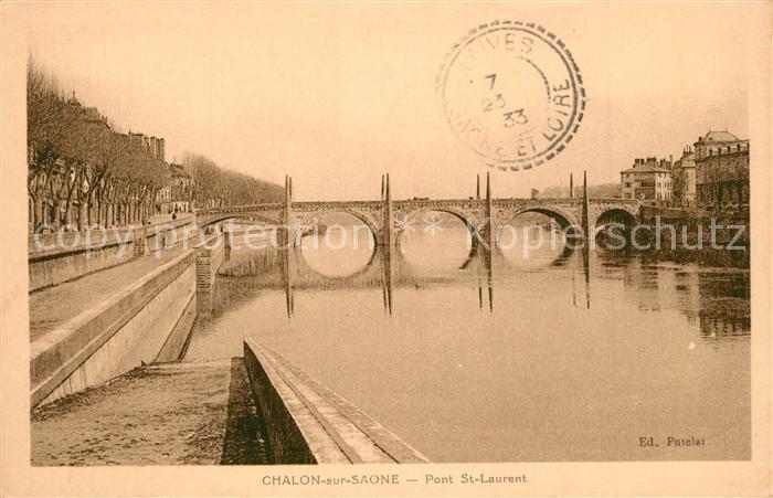 Chalon-sur-Saone Pont Saint Laurent