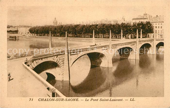 Chalon-sur-Saone Pont Saint Laurent