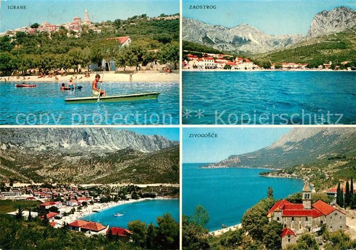 Igrane Panorama Kuestenstaede Zaostrog Zivogosce Drvenik