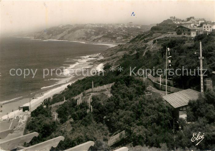 Guethary Vue Generale du Golf au fond Bidard