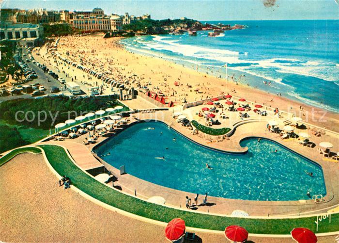 Biarritz Pyrenees Atlantiques Piscine de l_Hôtel du Palais Plage