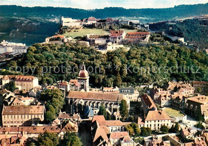 Besancon Doubs Vue aérienne Porte Noire Cathedrale Saint Jean Citadelle