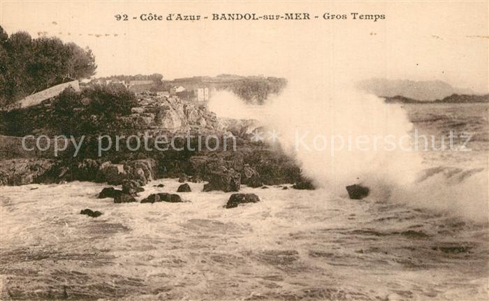 Bandol-sur-Mer Gros Temps Côte d Azur