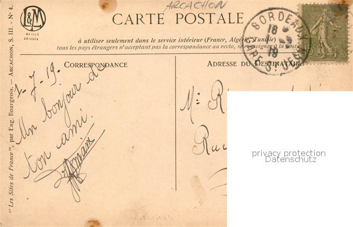 Arcachon Gironde Plage Saint Ferdinand Côte Atlantique Collection Les Sites de F – Bild 2