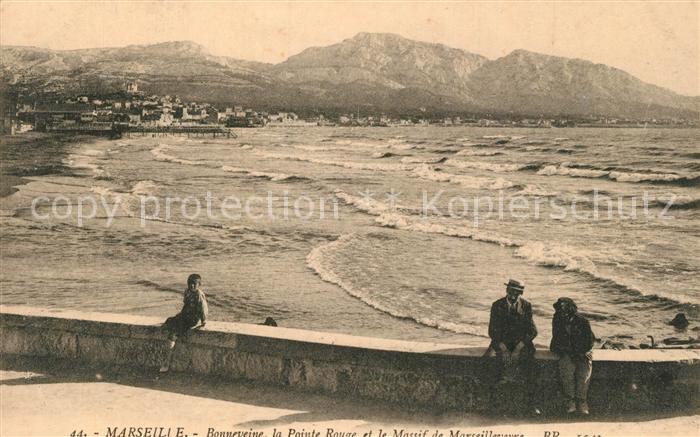 Bonneveine Marseille Pointe Rouge et Massif de Marseilleveyr