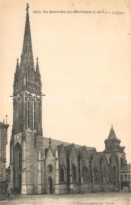 La Guerche-de-Bretagne Eglise Kirche