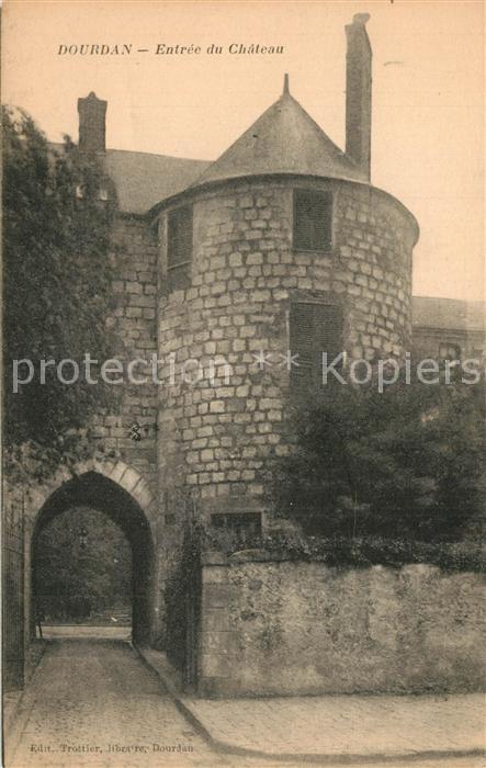 Dourdan Entrée du Chateau