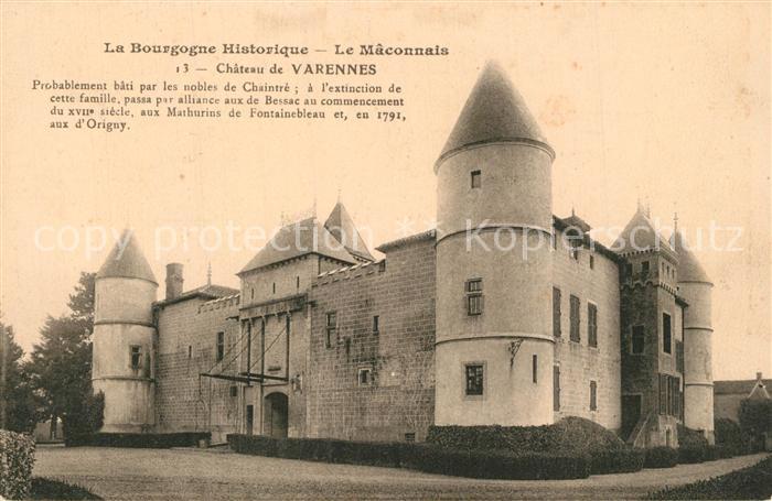 Varennes-les-Macon Chateau Schloss