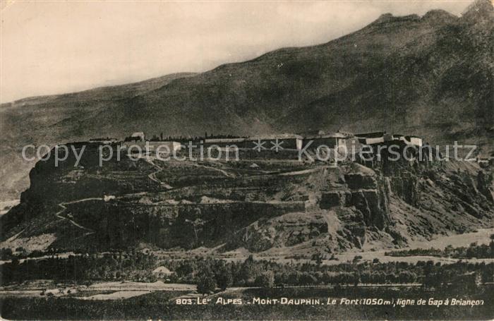Mont-Dauphin Le Fort Ligne de Gap a Briancon Alpes