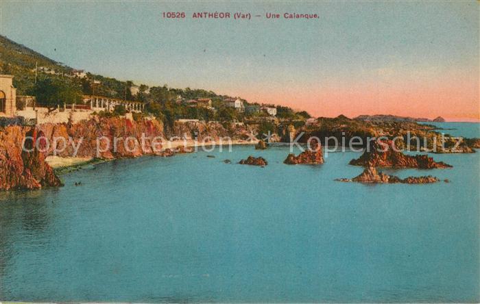 Antheor Une calanque Côte d Azur