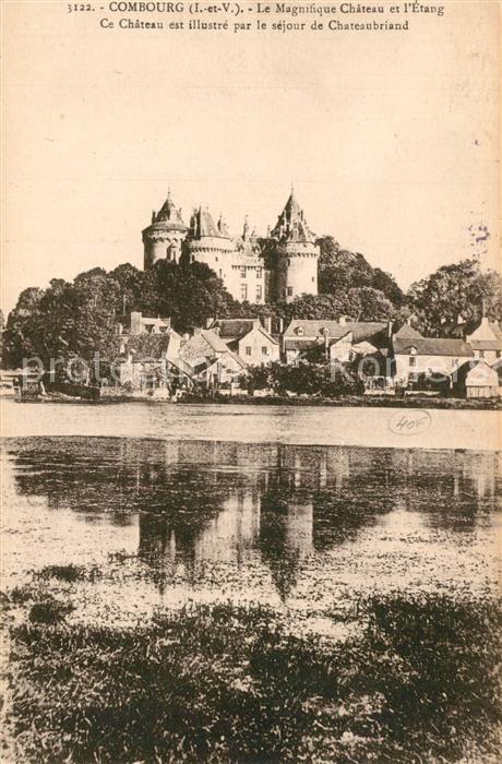 Combourg Etang Chateau