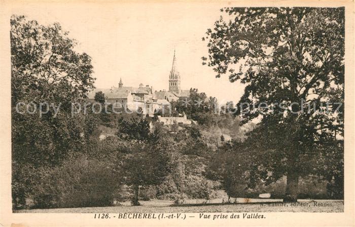 Becherel Vue prise des Vallees