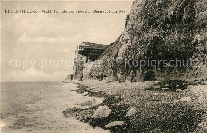 Belleville-sur-Mer Les falaises vues sur Berneval sur Mer
