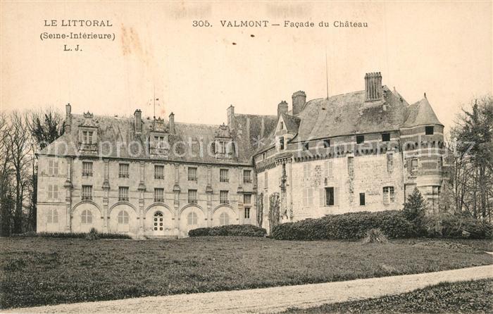 Valmont Seine-Maritime Facade du Chateau Schloss