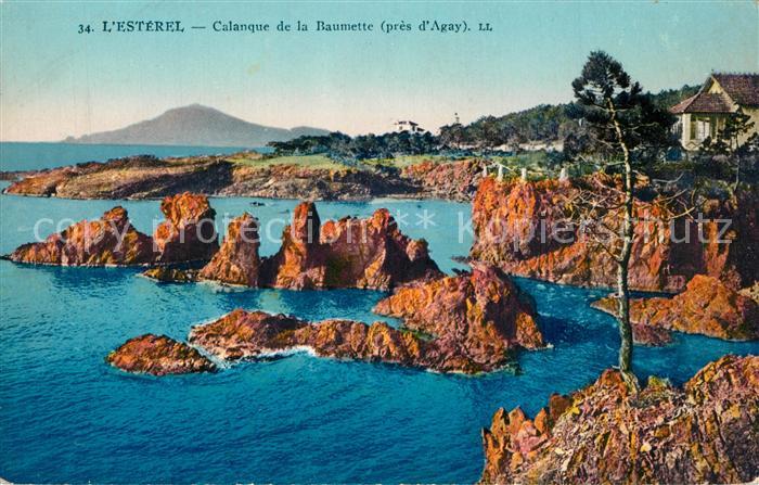 Esterel Calanque de la Baumette Côte d Azur