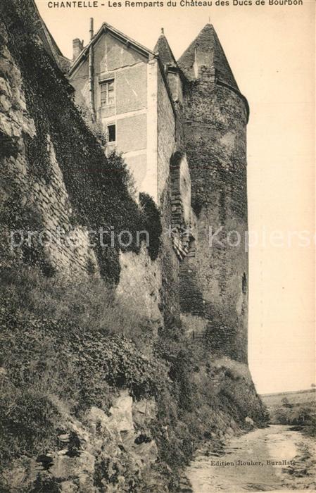 Chantelle Les Remparts du Chateau des Ducs de Bou