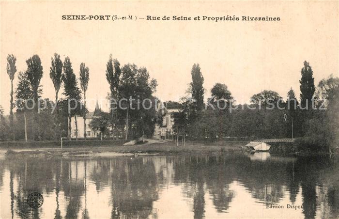 Seine-Port Rue de Seine et Propriétés Riveraines