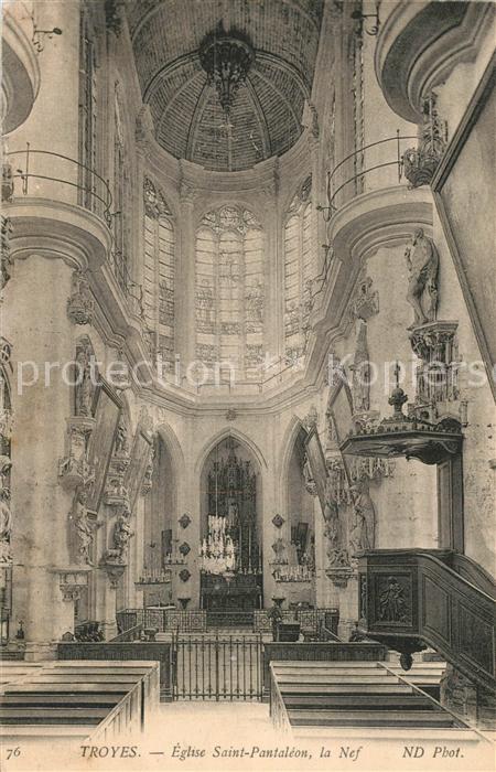 Troyes Aube Eglise Saint Pantaléon la Nef