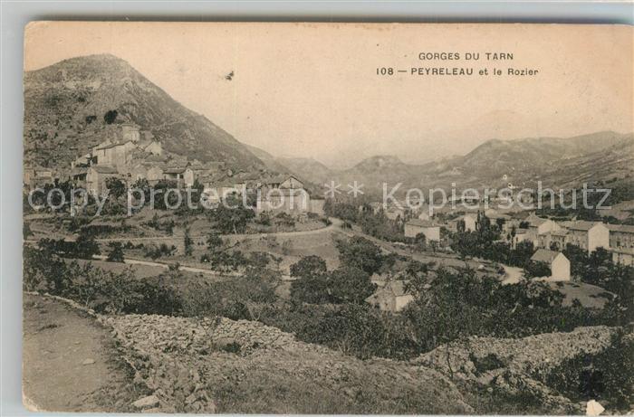 Peyreleau Panorama Gorges du Tarn le Rozier