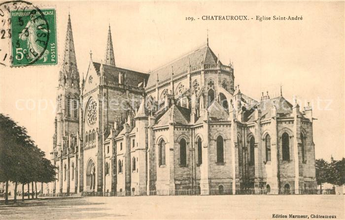 Chateauroux Indre Eglise Saint André