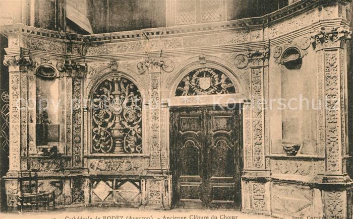 Rodez Cathedrale ancienne Clôture du Choeur