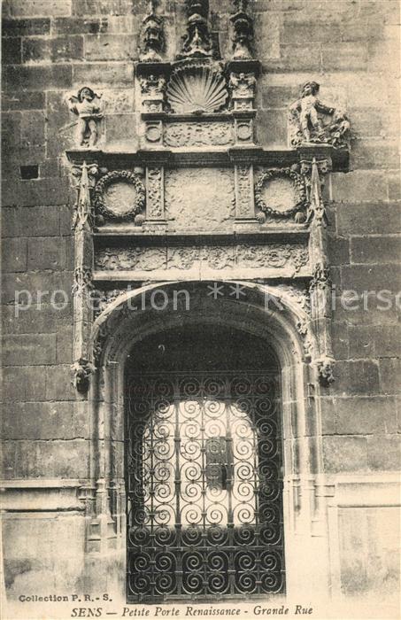 Sens 89 Petite Porte Renaissance