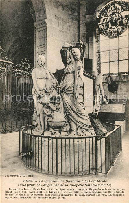 Sens 89 Tombeau du Dauphin a la Cathedrale