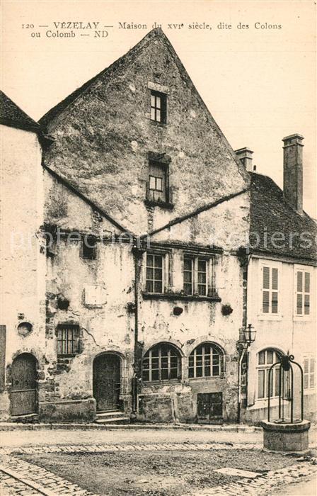 Vezelay Maison du XVIe siècle