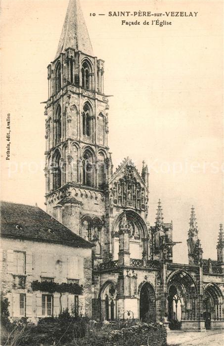 Saint-Pere-sous-Vezelay Facade de l'Eglise