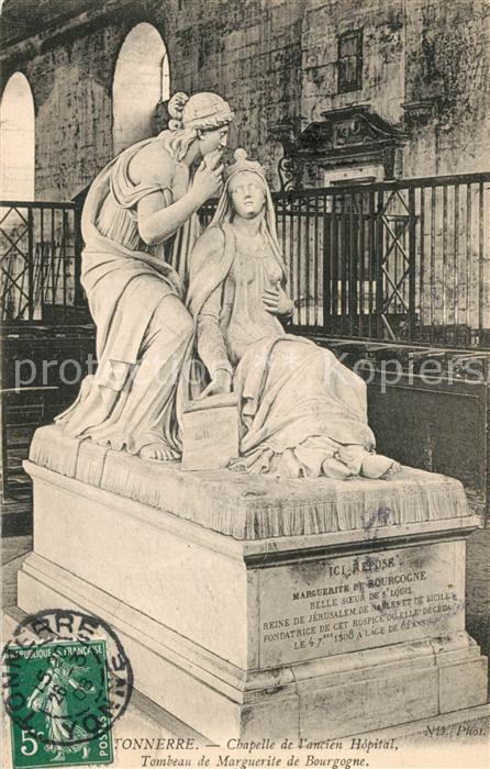 Tonnerre Chapelle de l'ancien Hôpital Tombeau de