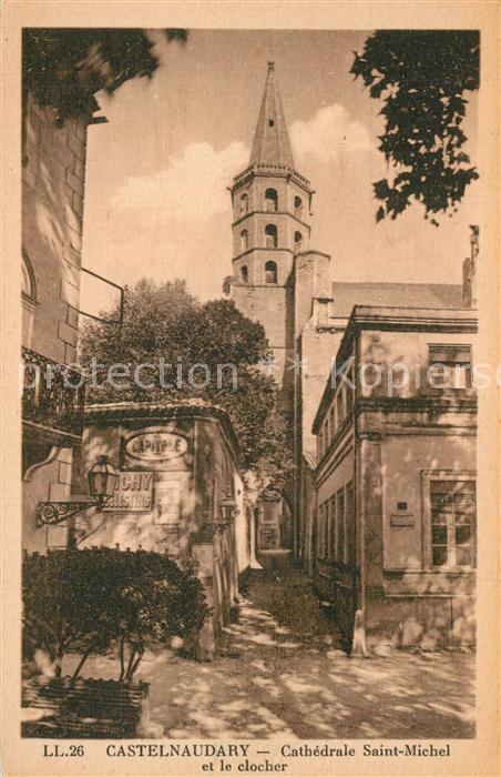 Castelnaudary Cathedrale Saint Michel et le clocher